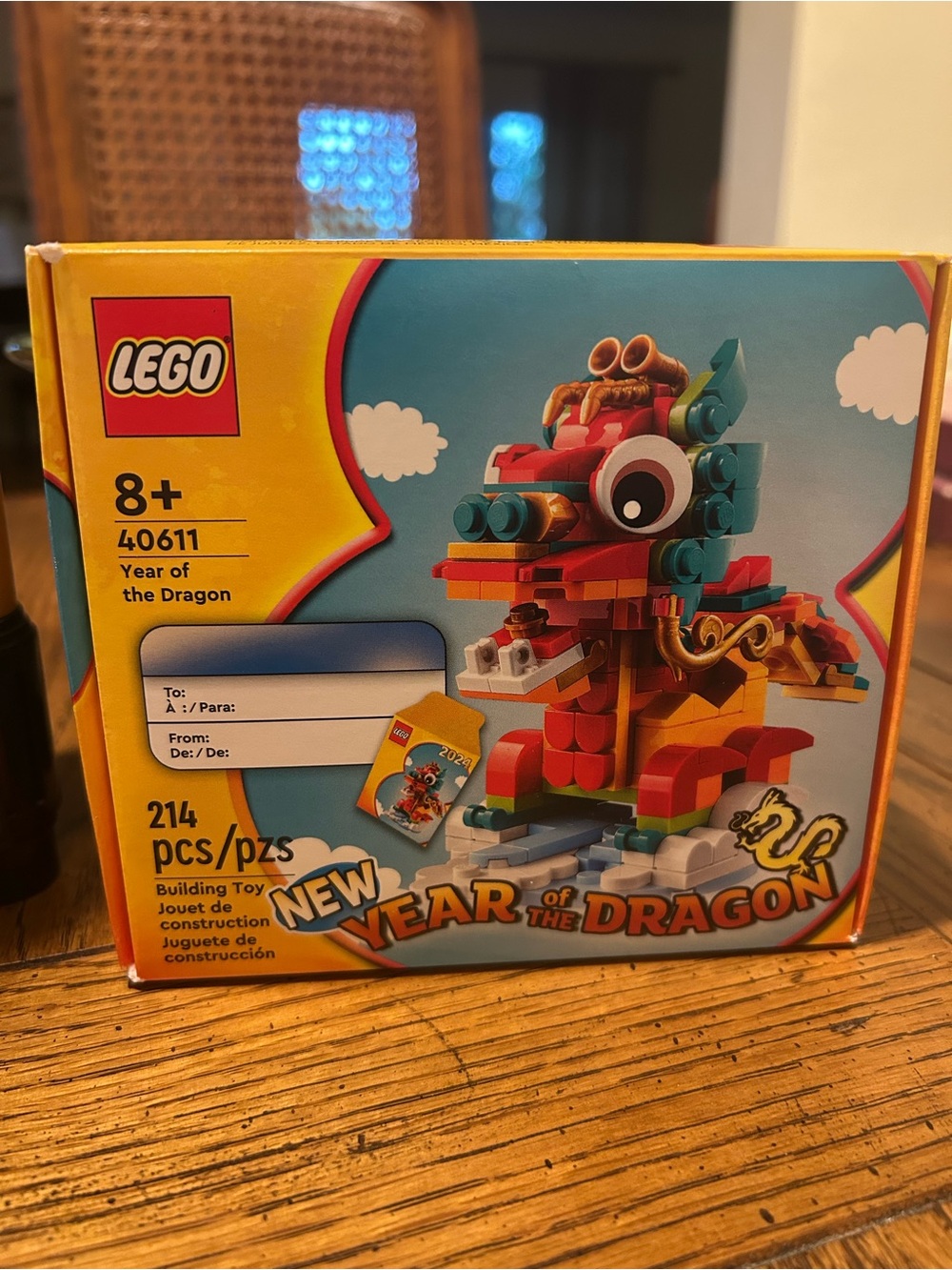 New! LEGO Year of the Dragon Building Toy – Red, Teal & Gold